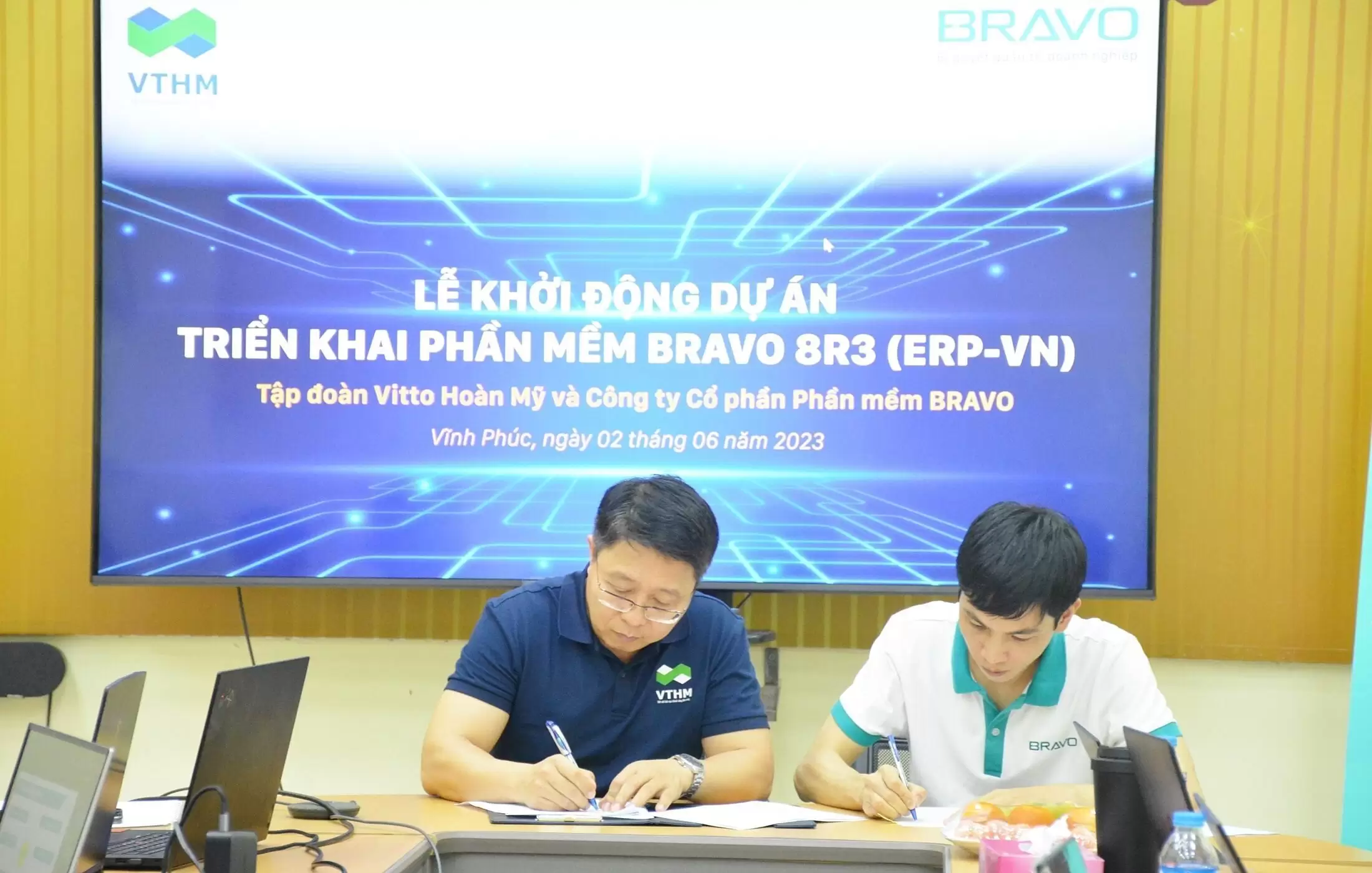 BRAVO và VITTO Group ký kết biên bản thành lập ban dự án