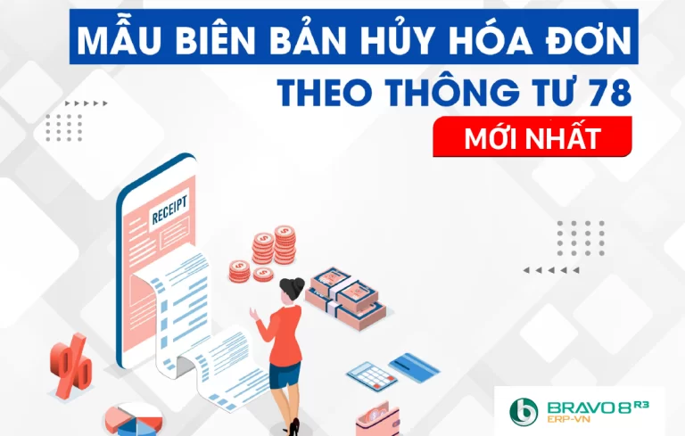 mẫu biên bản hủy hóa đơn điện tử