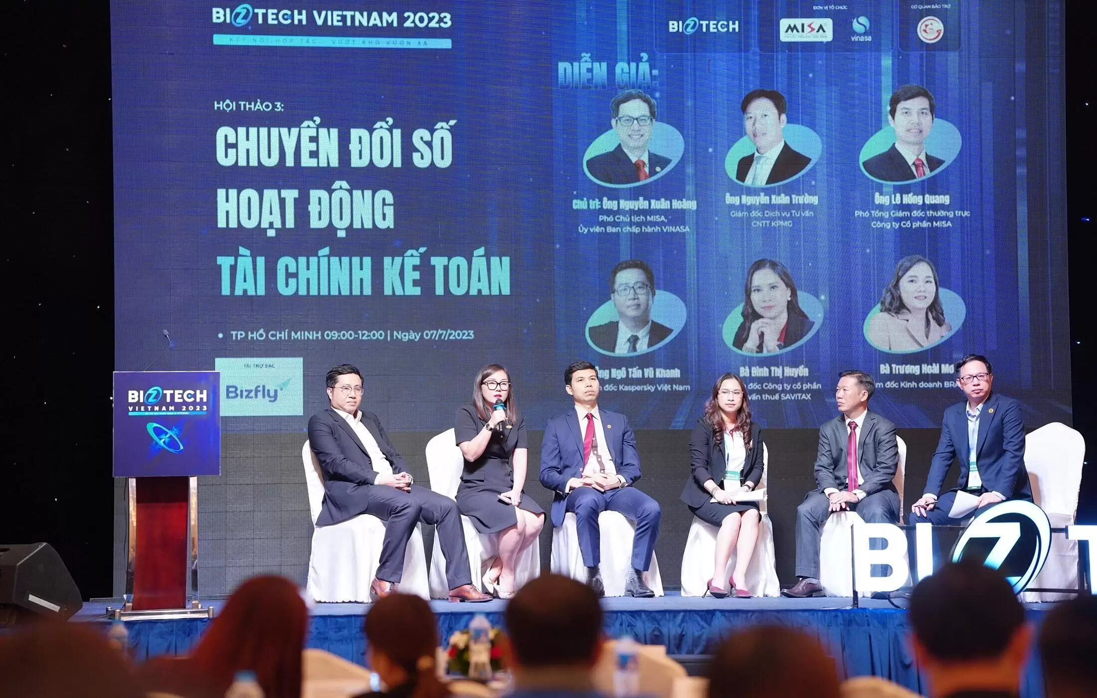 BRAVO tham gia phiên tọa đàm Chuyển đổi số tại Biztech 2023