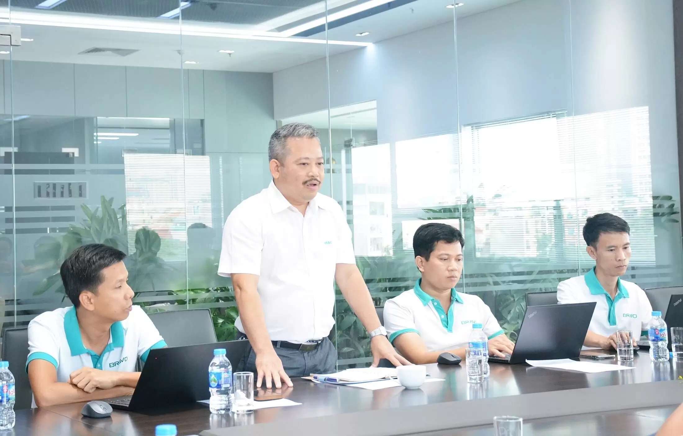 BLĐ BRAVO phát biểu cảm ơn sự tin tưởng của SCI E&C