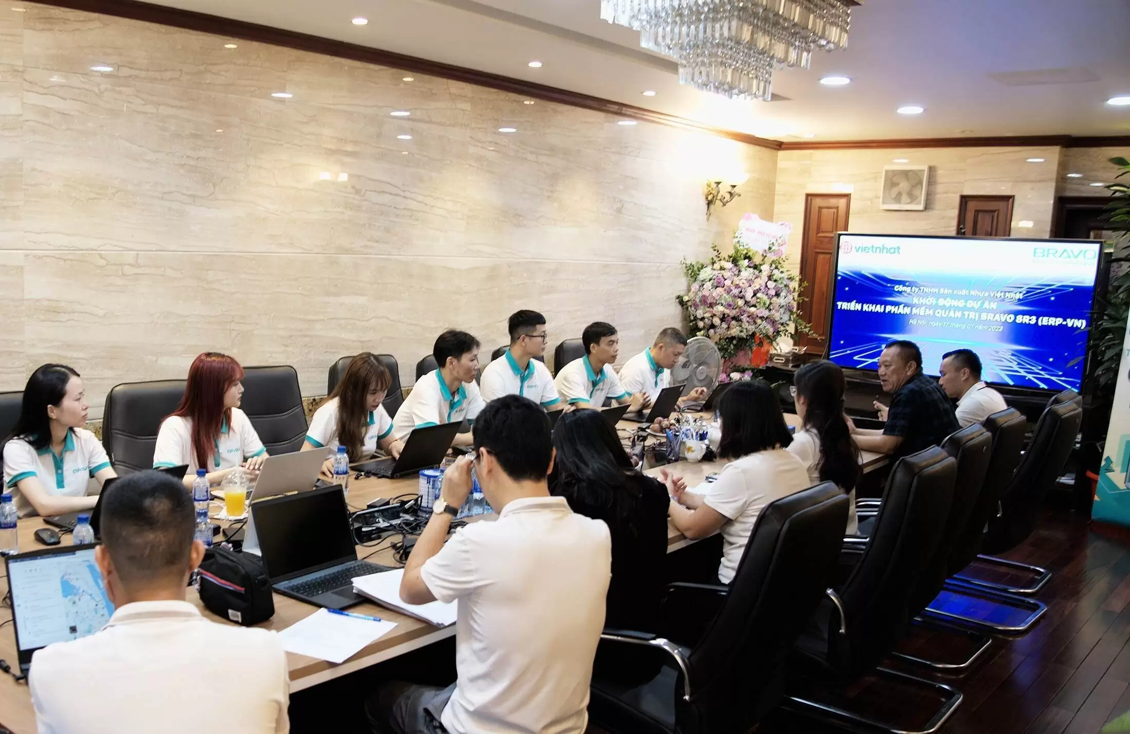 Lễ Kick-off dự án triển khai BRAVO ERP tạiT Công ty Nhựa Việt Nhật