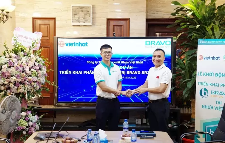 Khởi động dự án triển khai phần mềm BRAVO ERP tại Công ty Nhựa Việt Nhật tháng 7/2023