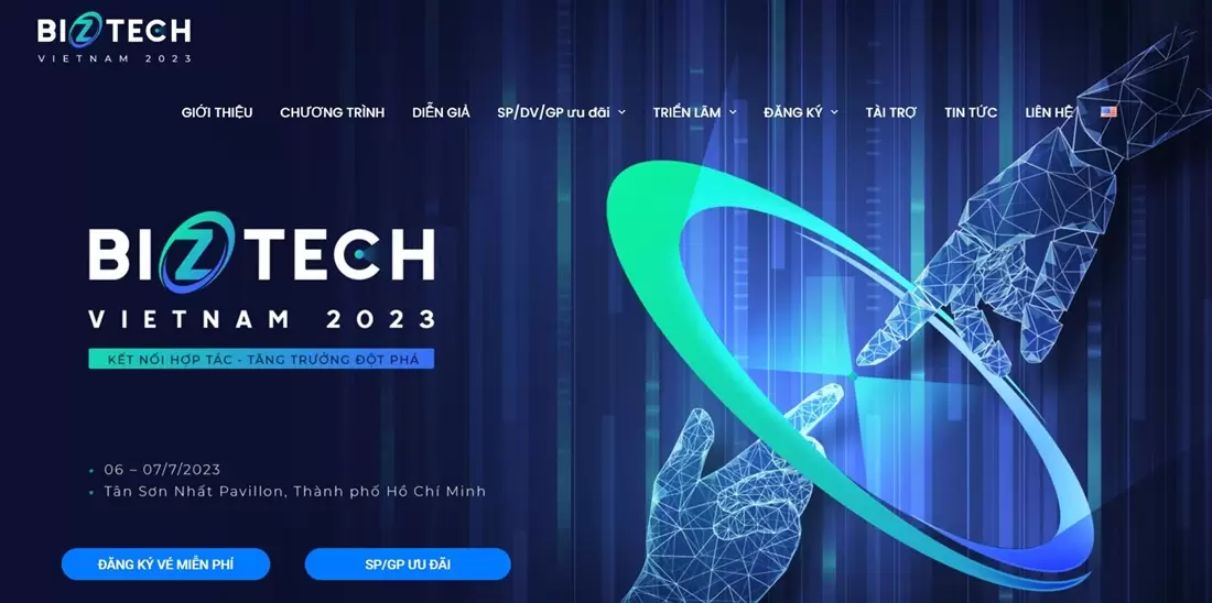 Hội nghị và triển lãm Biztech Việt Nam 2023
