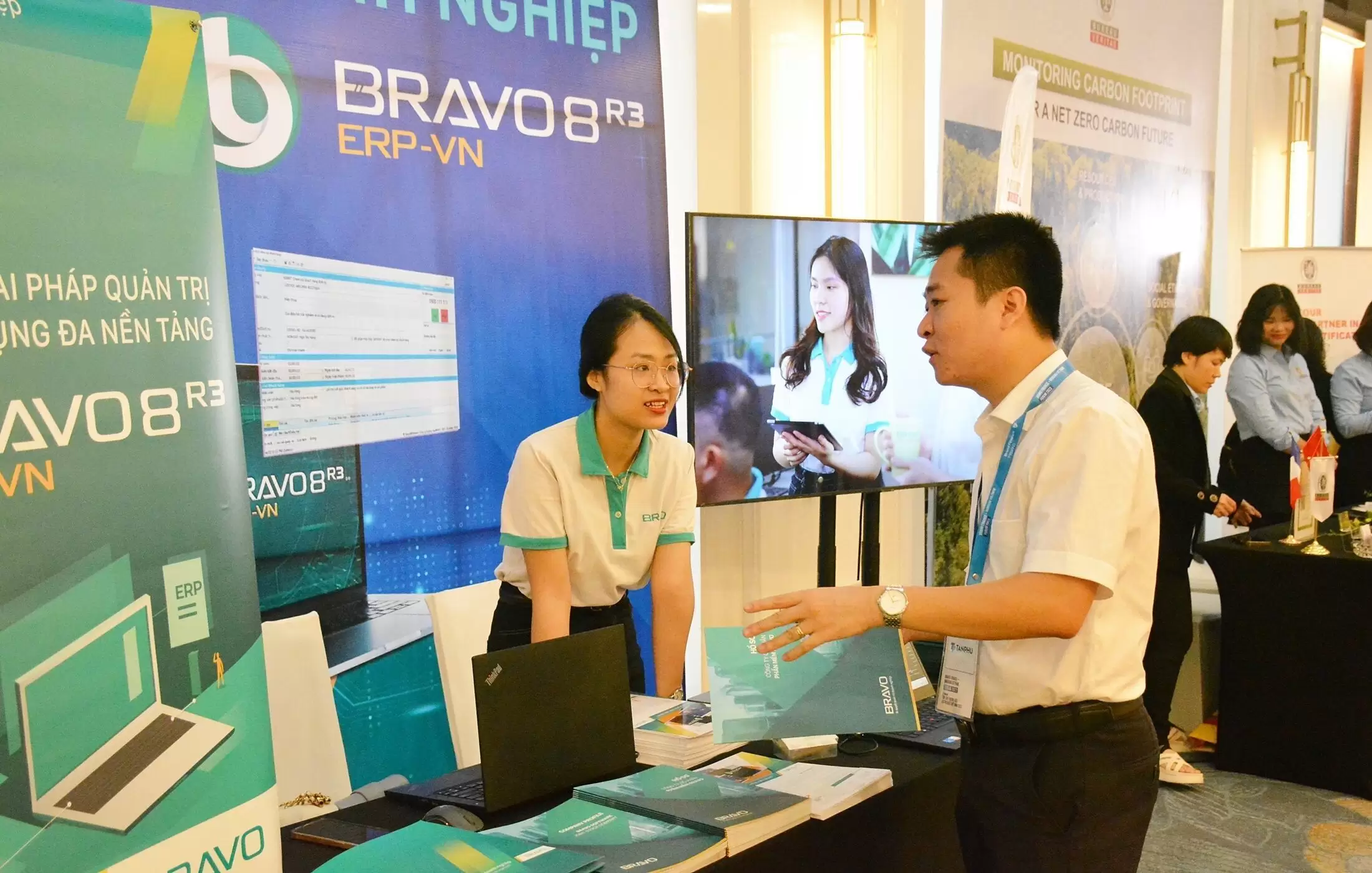 Gian hàng BRAVO tại diễn đàn Brand Finance 2023