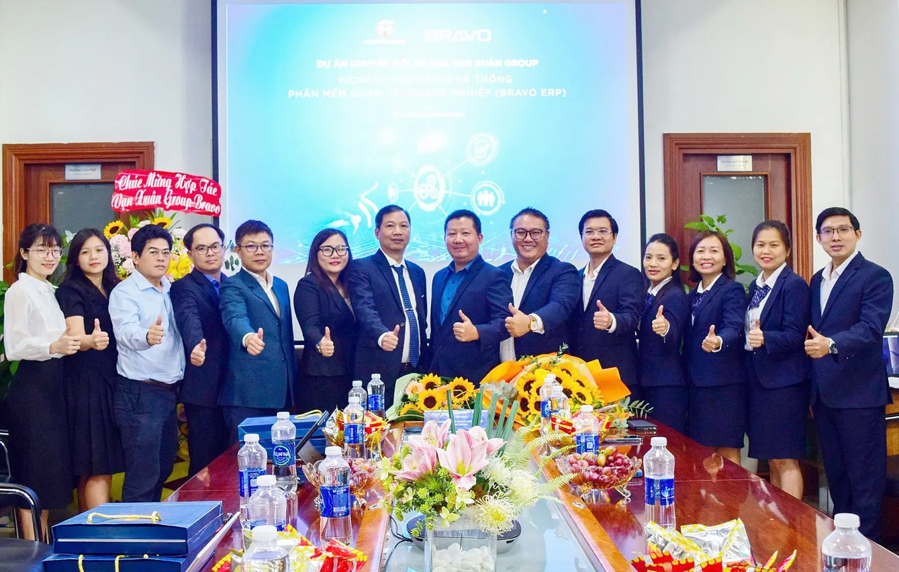 Khởi động dự án triển khai phần mềm quản trị BRAVO ERP tại Vạn Xuân Group