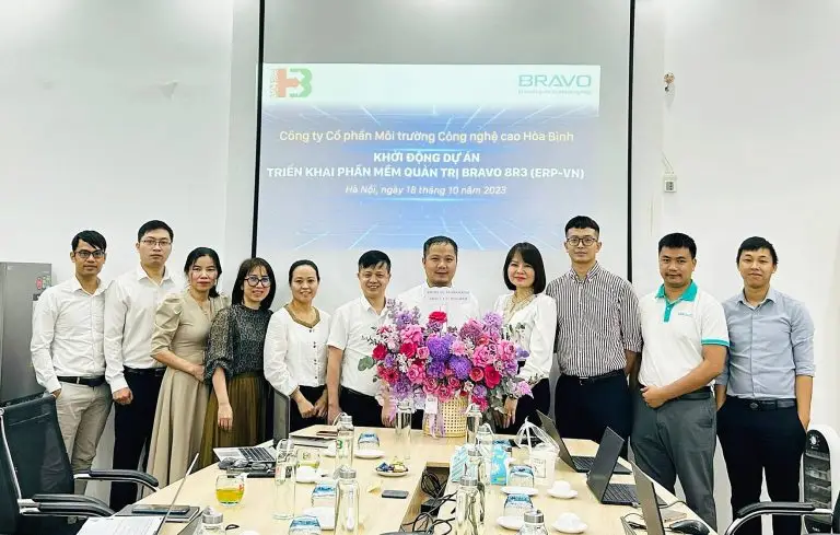 Khởi động dự án triển khai phần mềm BRAVO tại Công ty CP Môi trường Công nghệ cao Hòa Bình
