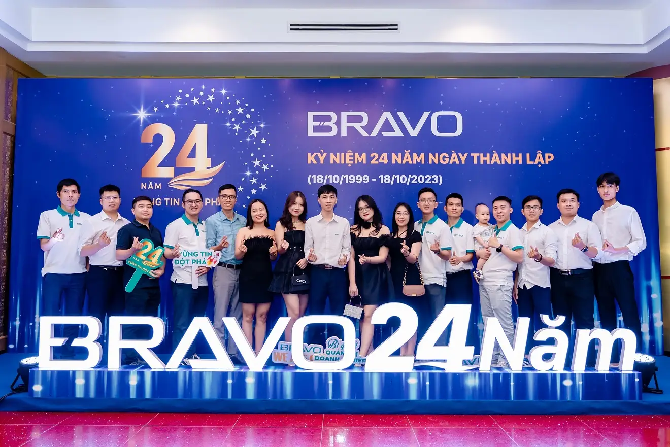 Checkin “sang-xịn” chúc mừng Kỷ niệm 24 năm BRAVO