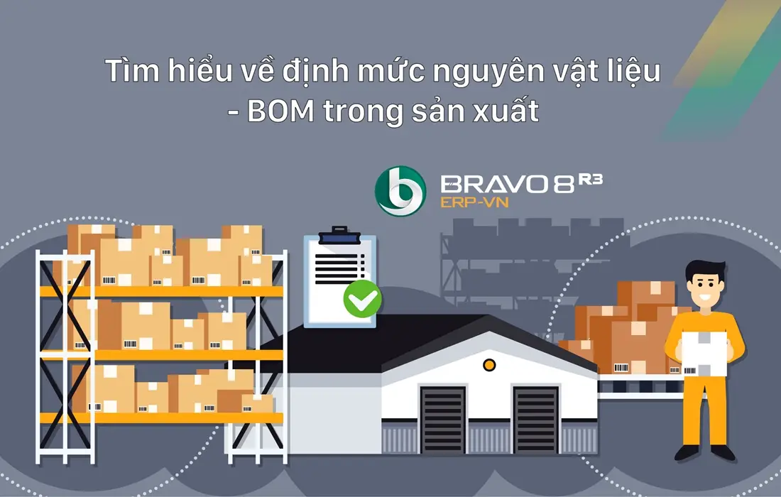 Định mức nguyên vật liệu - BOM trong sản xuất