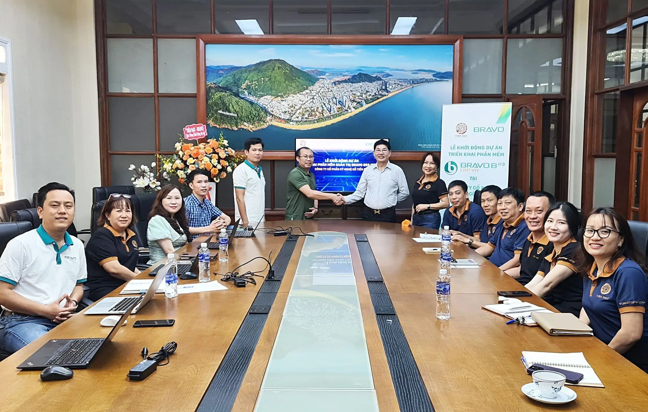 Khởi động dự án triển khai phần mềm BRAVO ERP tại Công ty Kỹ nghệ Gỗ Tiến Đạt năm 2024