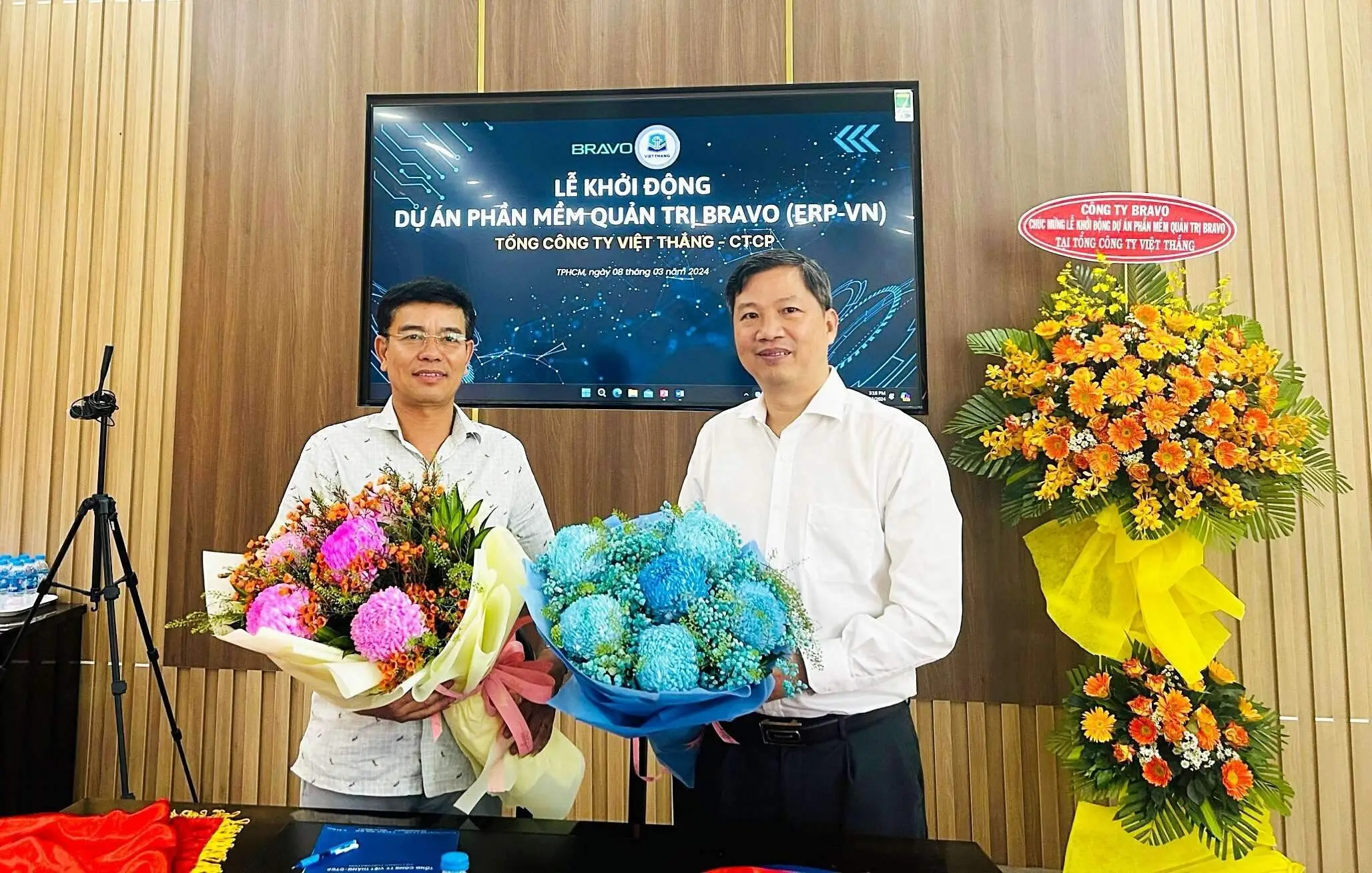 Tổng Công ty Việt Thắng triển khai phần mềm quản trị doanh nghiệp BRAVO ERP