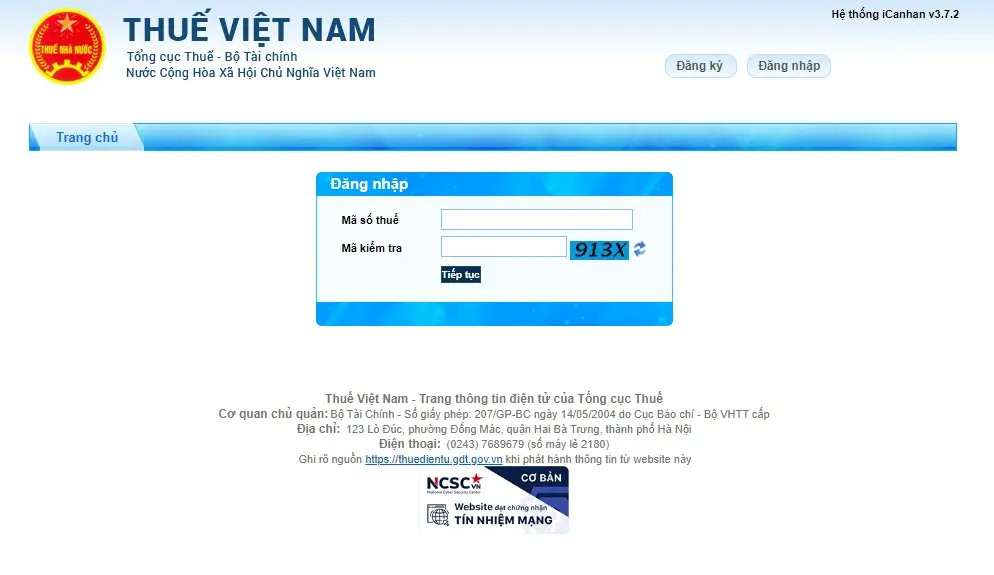 Bước 1 quyết toán thuế thu nhập cá nhân online