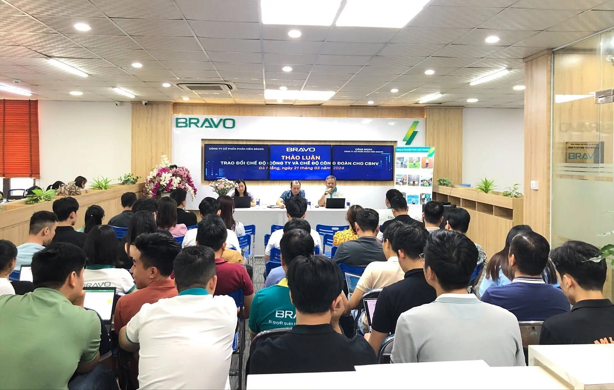 Thảo luận chế độ công đoàn năm 2024 tại BRAVO Đà Nẵng