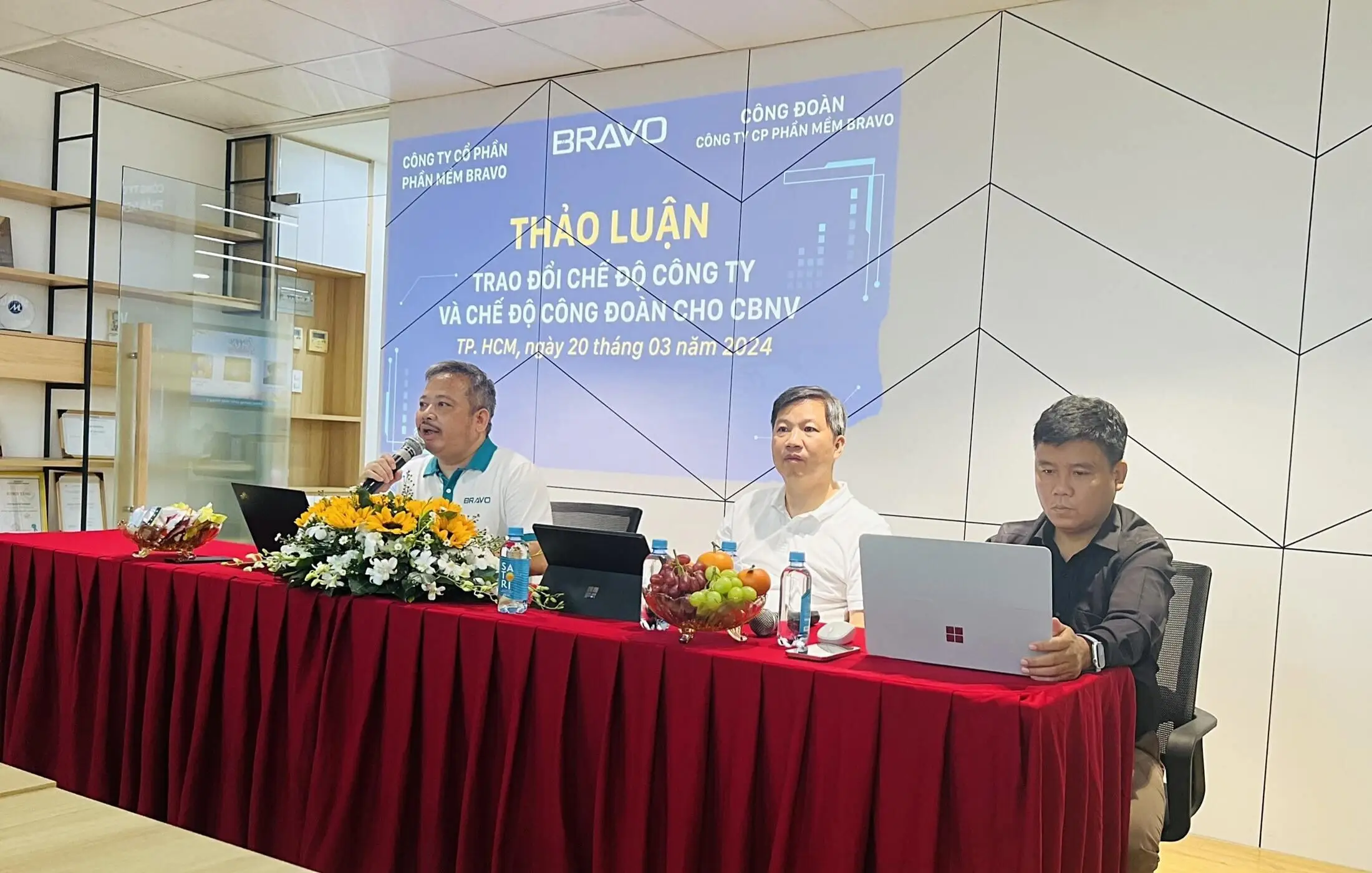 Thảo luận chế độ công đoàn năm 2024 tại BRAVO HCM