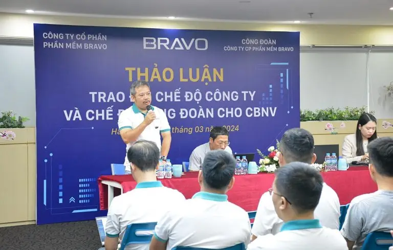 Thảo luận chế độ Công ty và chế độ Công đoàn năm 2024 tại BRAVO 3 miền