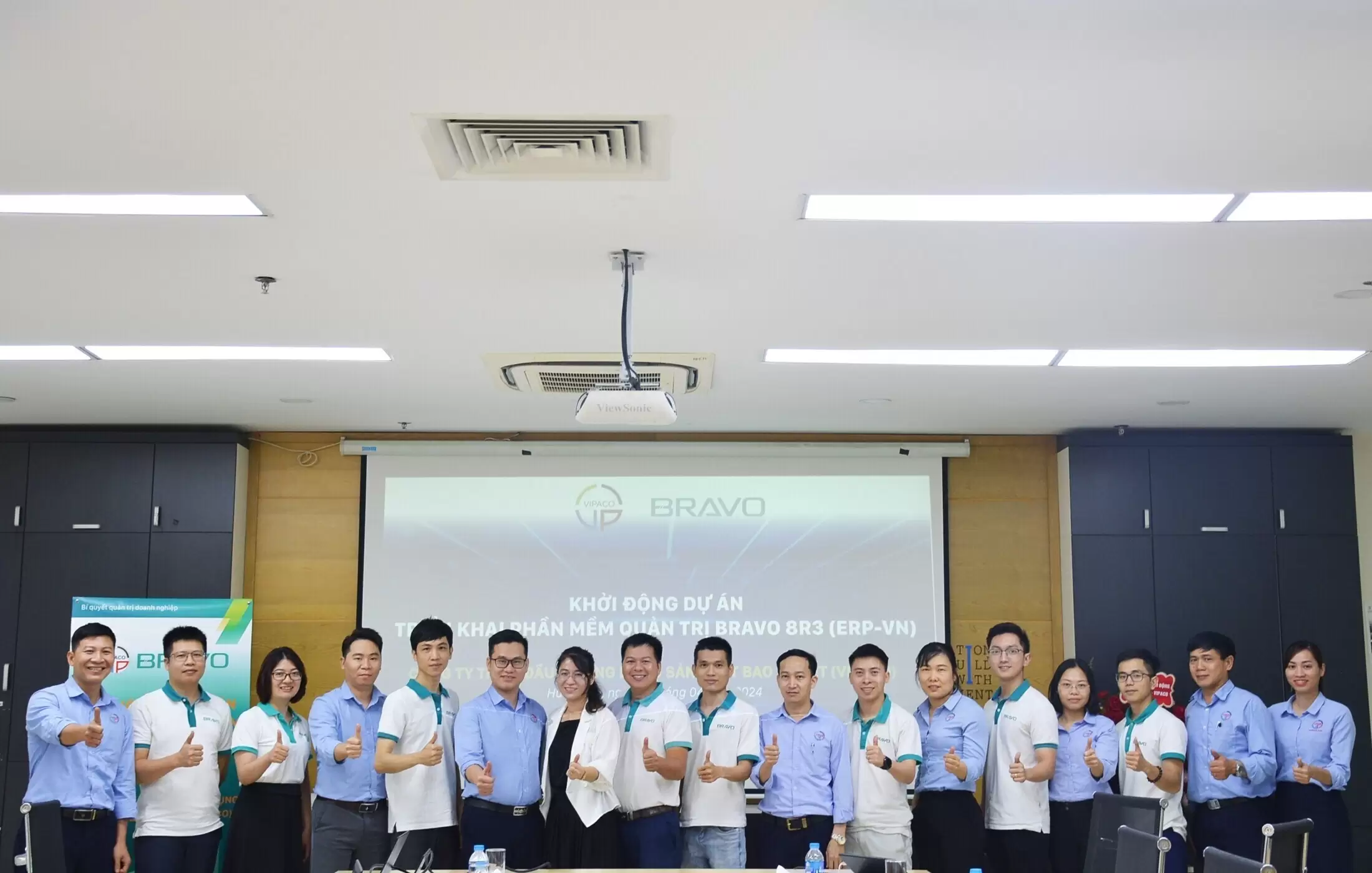 Khởi động dự án triển khai phần mềm BRAVO ERP tại Công ty VIPACO
