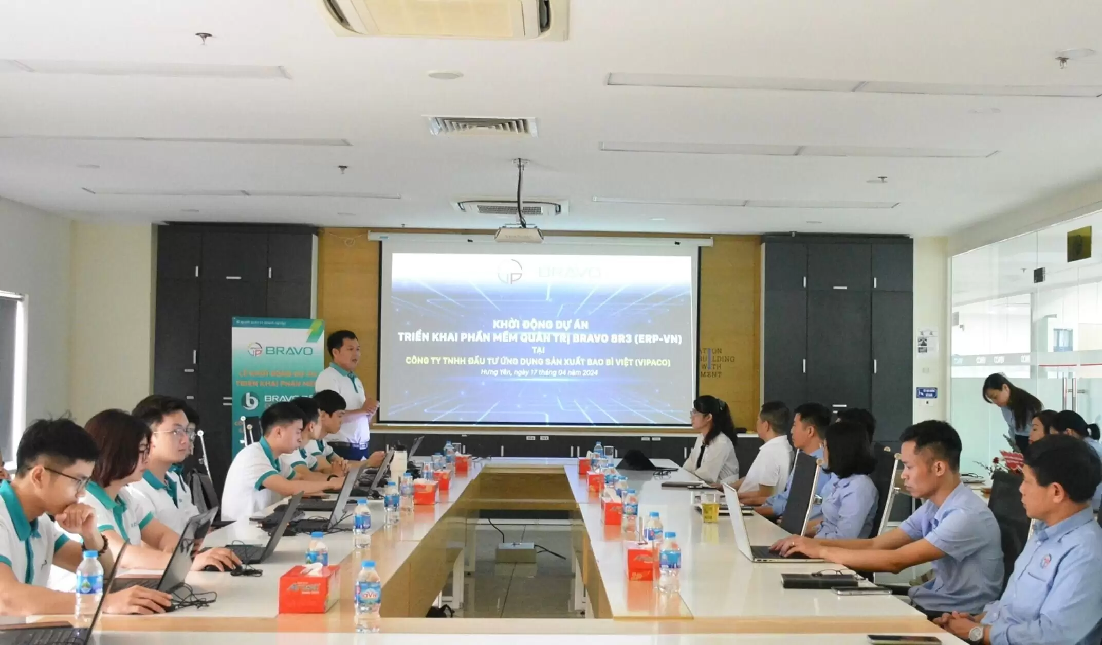 Buổi lễ Kick-off dự án triển khai phần mềm BRAVO ERP tại VIPACO Hưng Yên