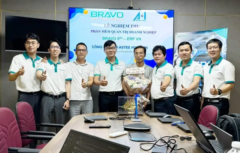 Nghiệm thu phần mềm BRAVO ERP tại Công ty Astee Horie Việt Nam