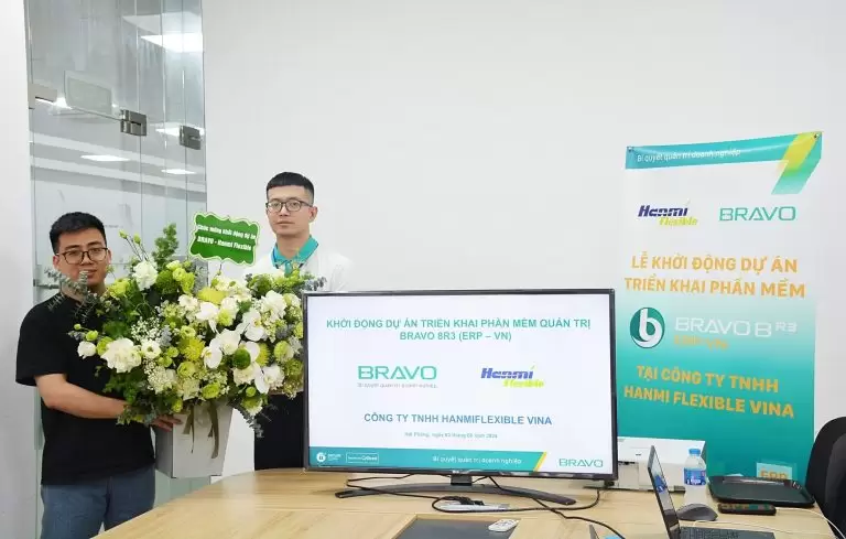 Khởi động dự án triển khai phần mềm BRAVO ERP tại Hanmi Flexible Vina