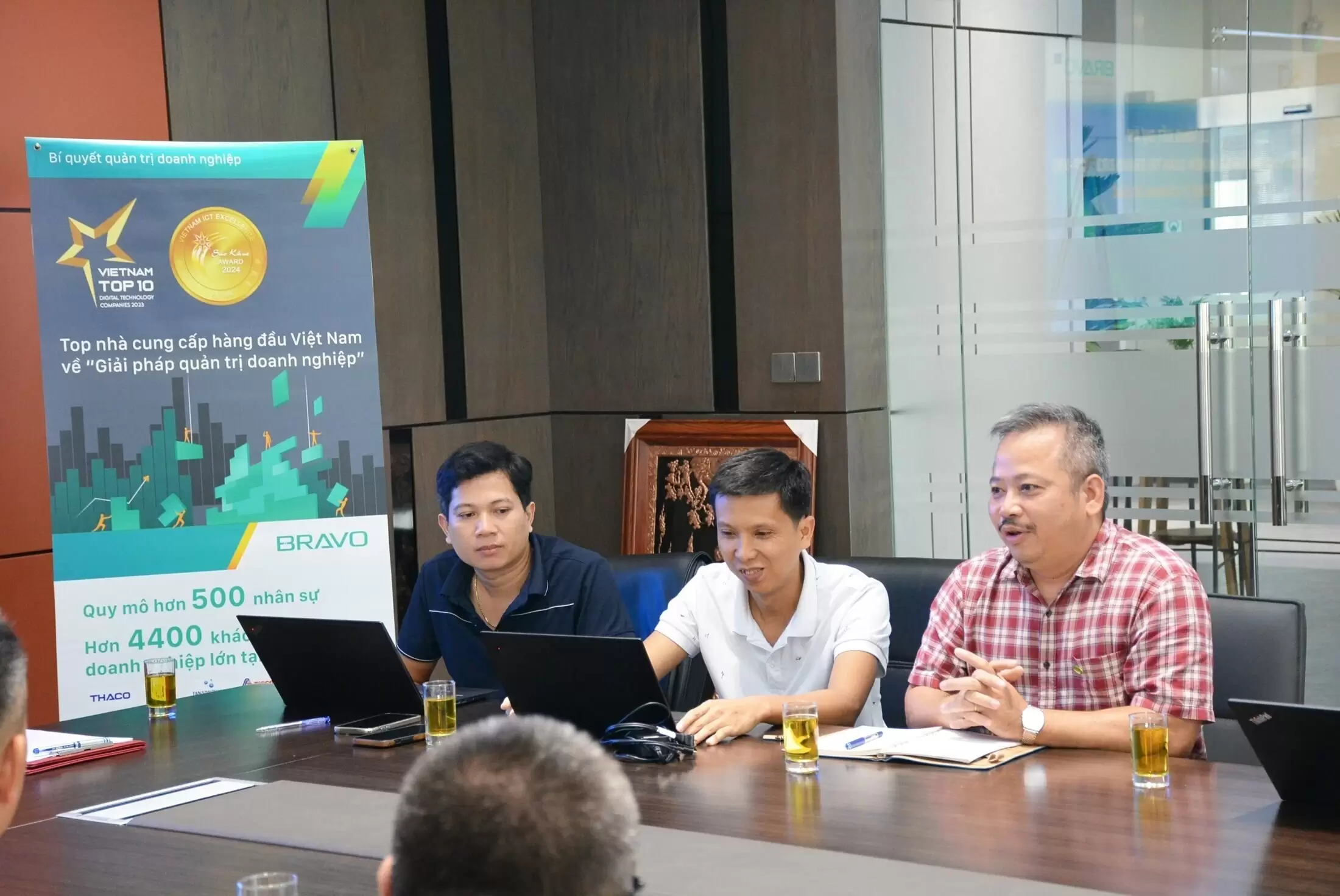 Ông Đào Mạnh Hùng – Giám đốc BRAVO gửi lời cảm ơn đối tác SCI E&C