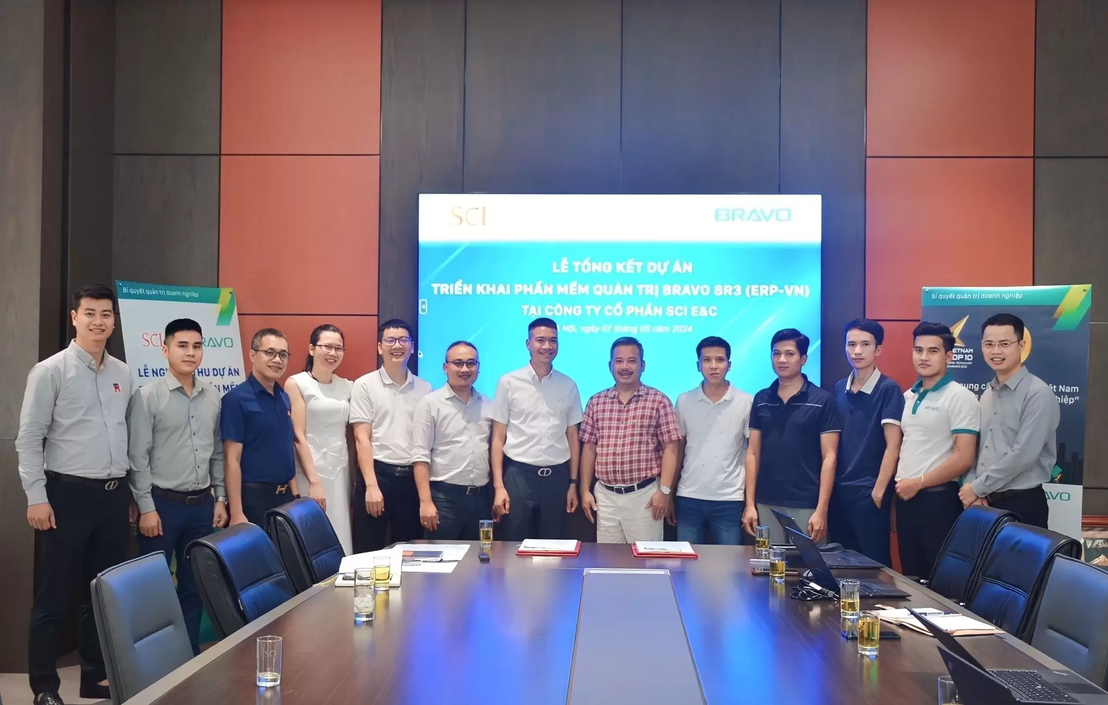 Nghiệm thu dự án triển khai phần mềm BRAVO 8R3 ERP tại Công ty CP SCI E&C