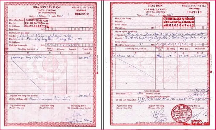 Hóa đơn trực tiếp là gì