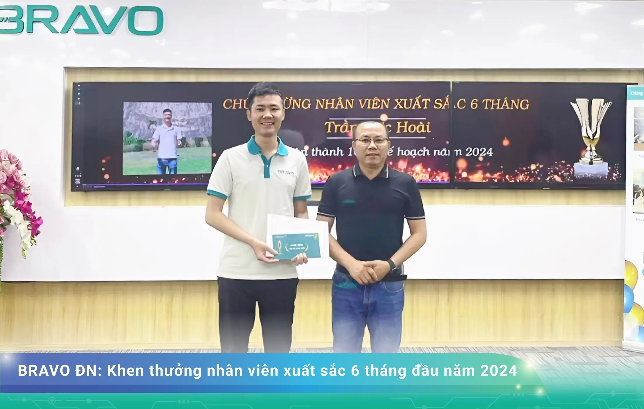 BRAVO ĐN Khen thưởng CBNV 6 tháng đầu năm 2024