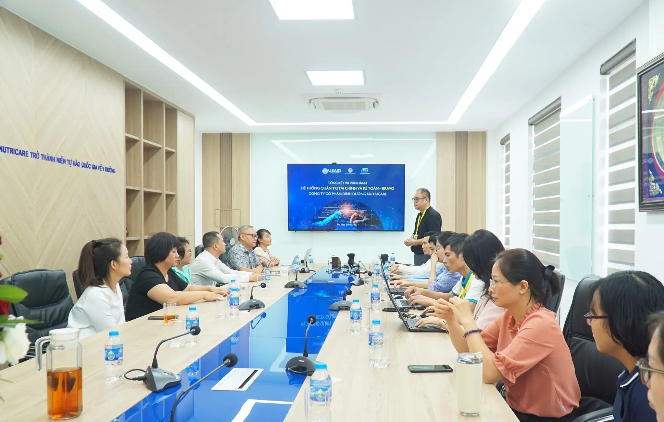 Buổi họp bàn giao kết quả hoạt động “Tư vấn triển khai Hệ thống Quản trị Tài chính và Kế toán” tại Nutricare