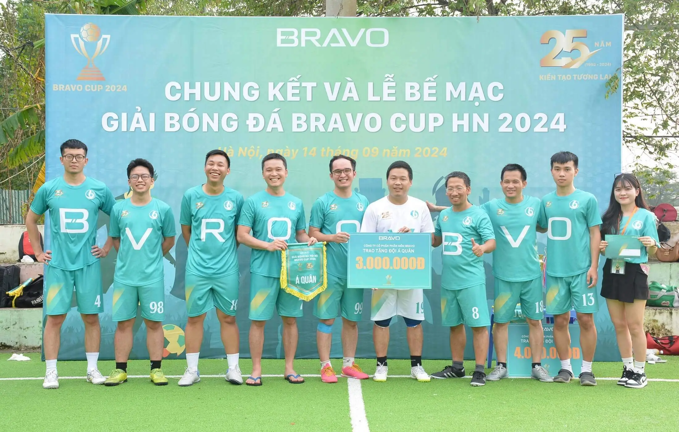 Đội Á quân BRAVO Cup HN 2024