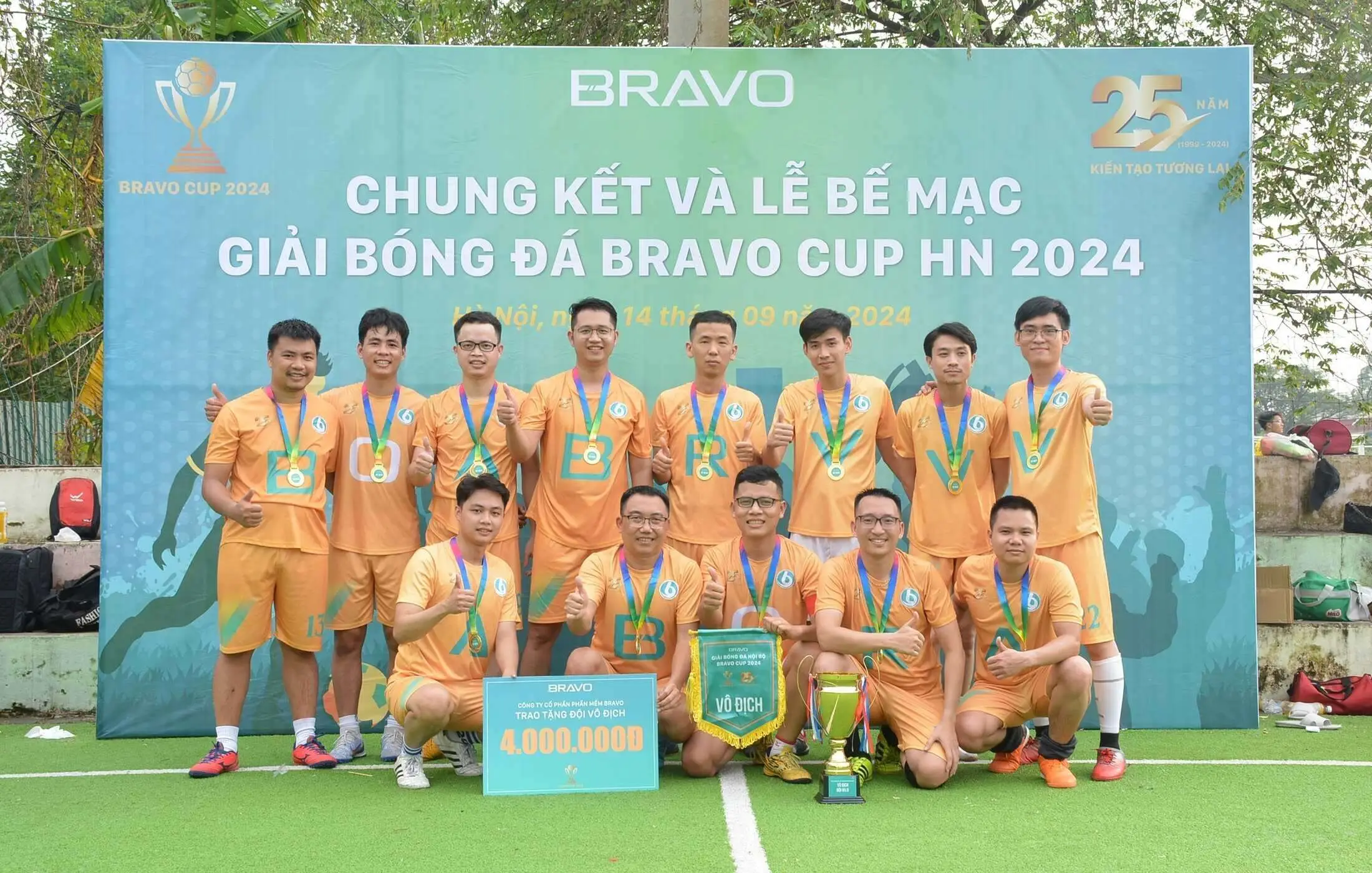 Đội tuyển B5.0 – Nhà vô địch mùa giải BRAVO Cup Hà Nội 2024