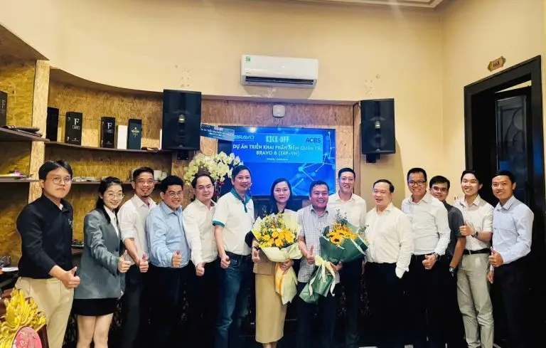Khởi động dự án triển khai nâng cấp phần mềm BRAVO ERP tại ACBS