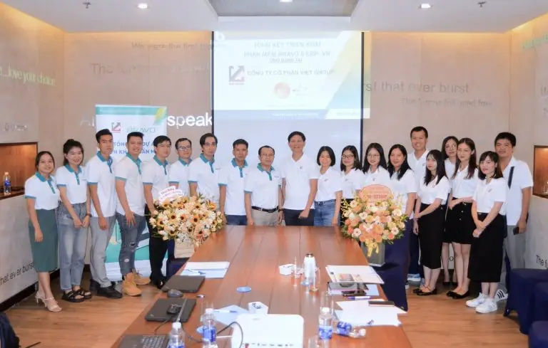 Nghiệm thu phần mềm BRAVO ERP tại Công ty Cổ phần Việt Group