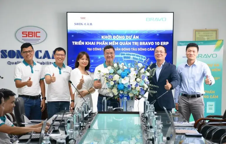Khởi động dự án triển khai BRAVO 10 ERP tại Công ty Đóng tàu Sông Cấm