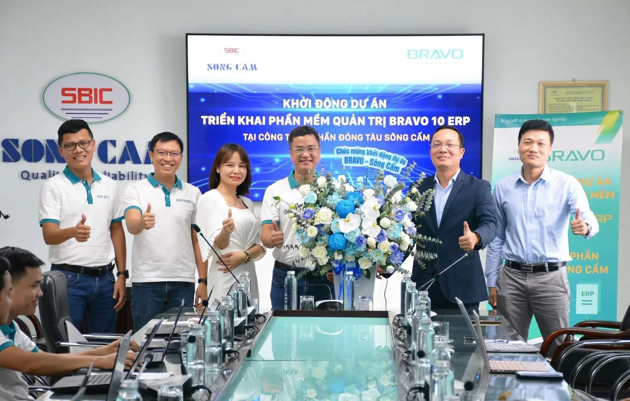 Khởi động dự án triển khai BRAVO 10 ERP tại Công ty Đóng tàu Sông Cấm