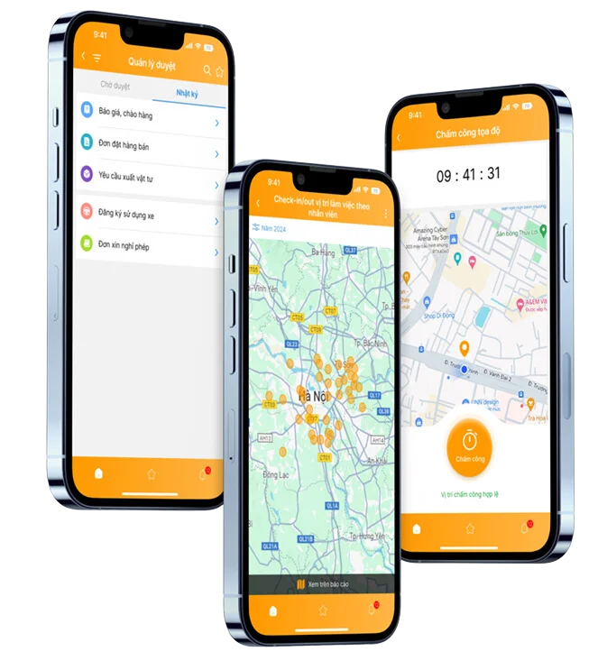 Phiên bản mobile app của BRAVO 10 ERP