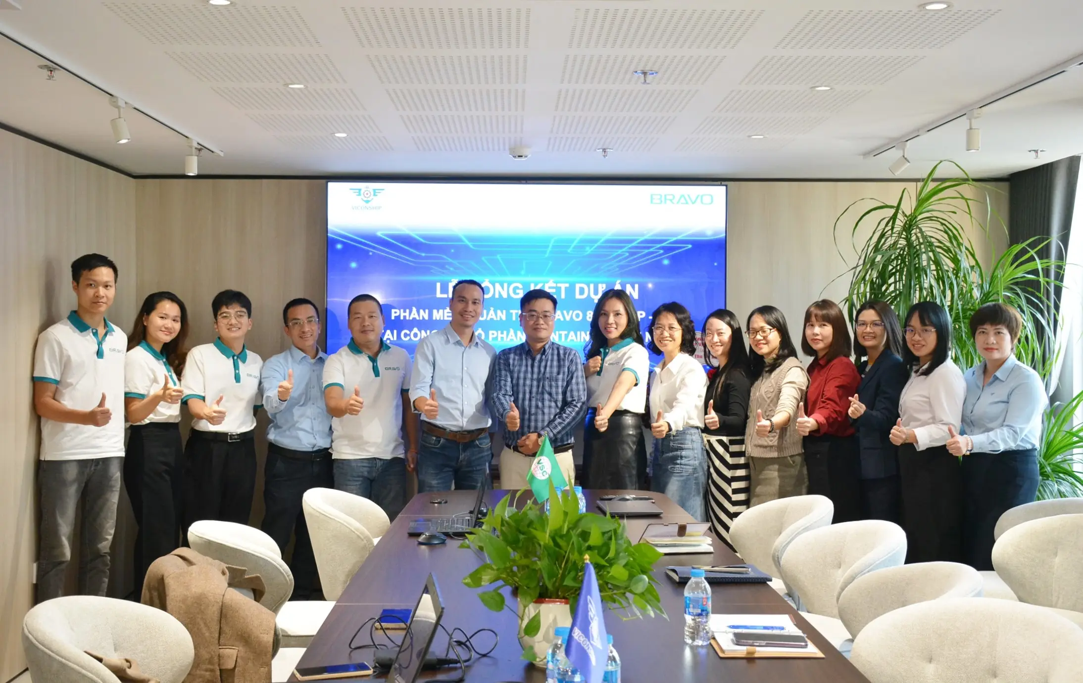 Nghiệm thu dự án nâng cấp phần mềm quản trị BRAVO tại VICONSHIP