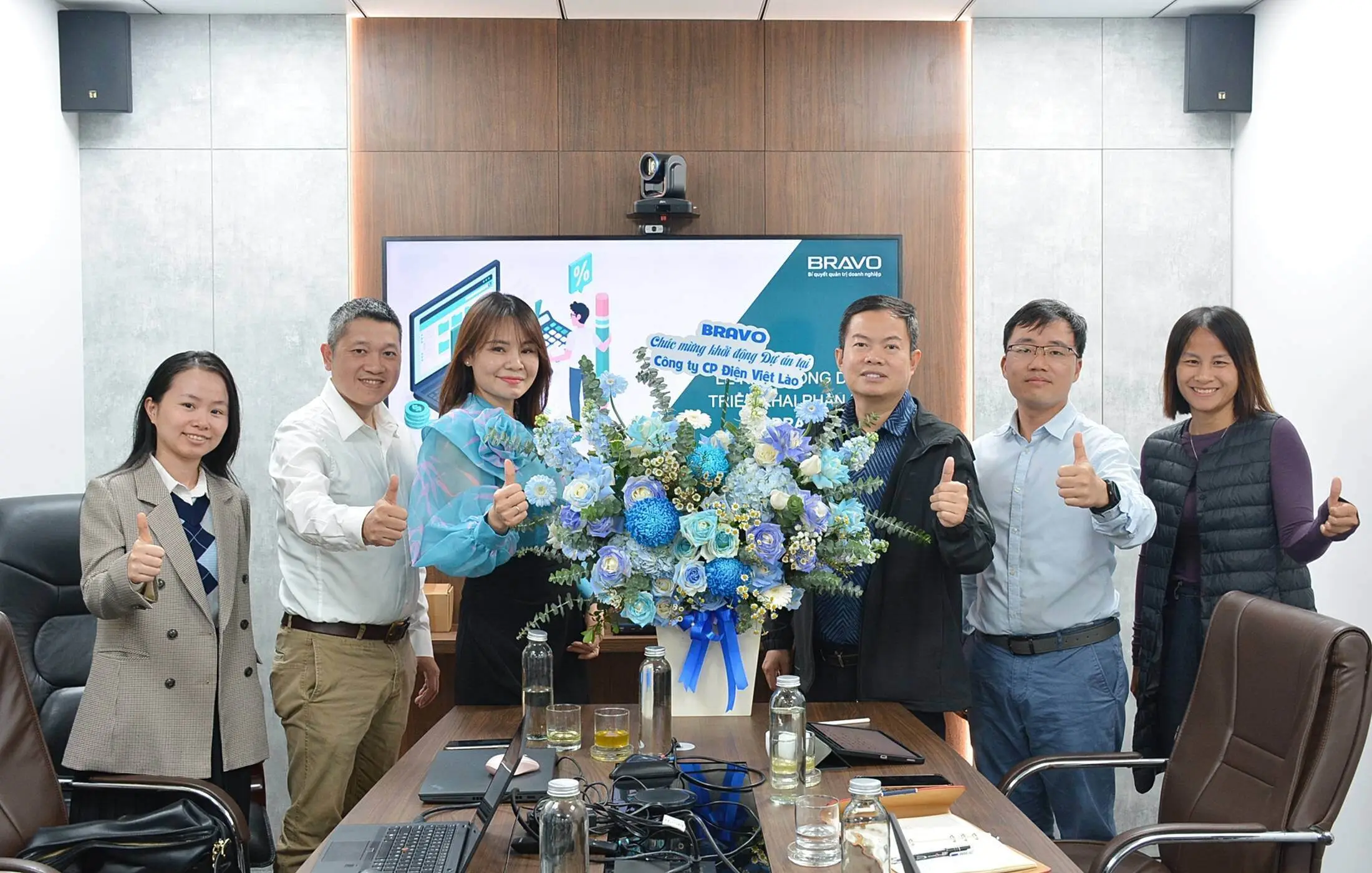 Điện Việt Lào chính thức triển khai dự án BRAVO 10 ERP