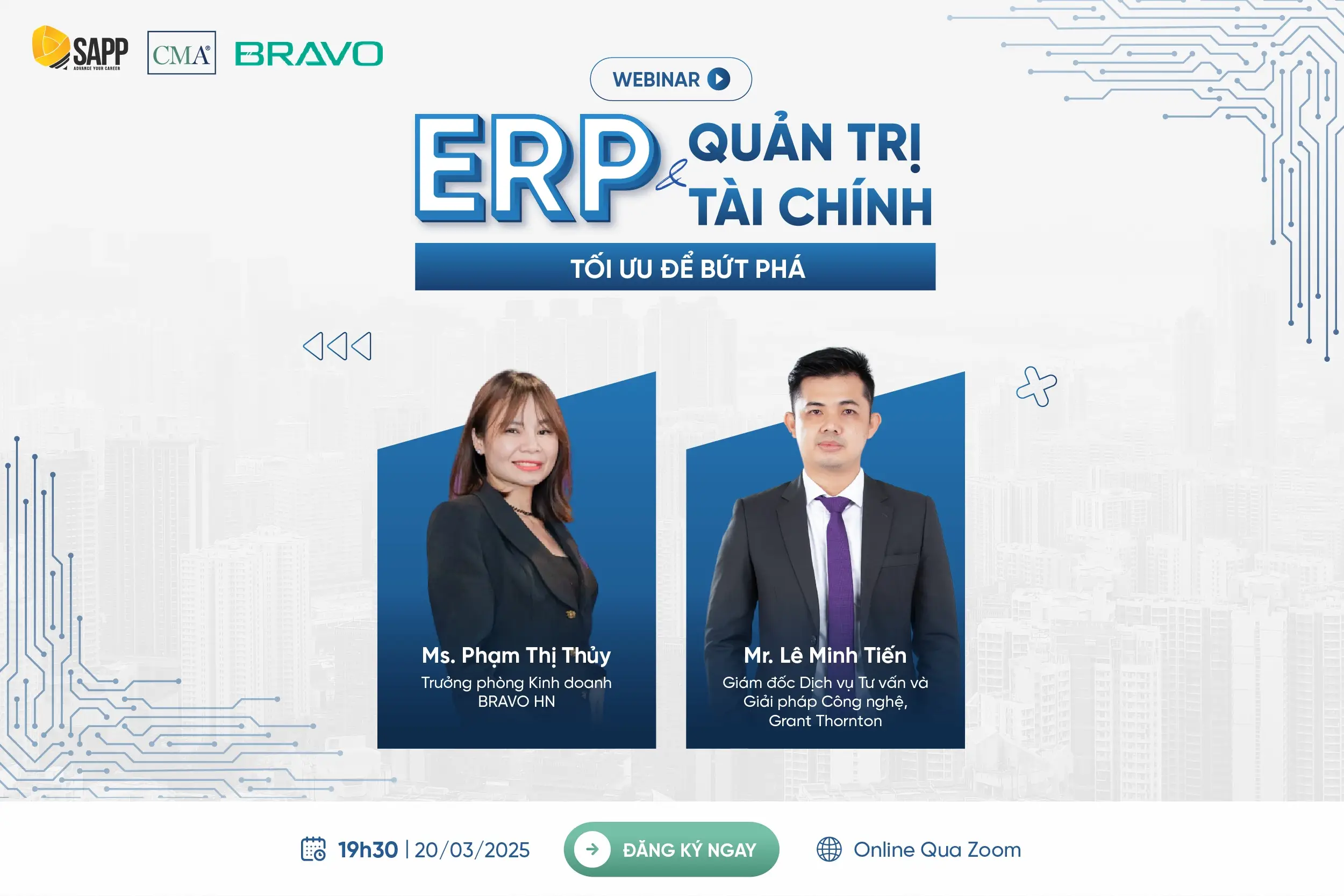 Webinar "ERP & Quản trị tài chính: Tối ưu để bứt phá"