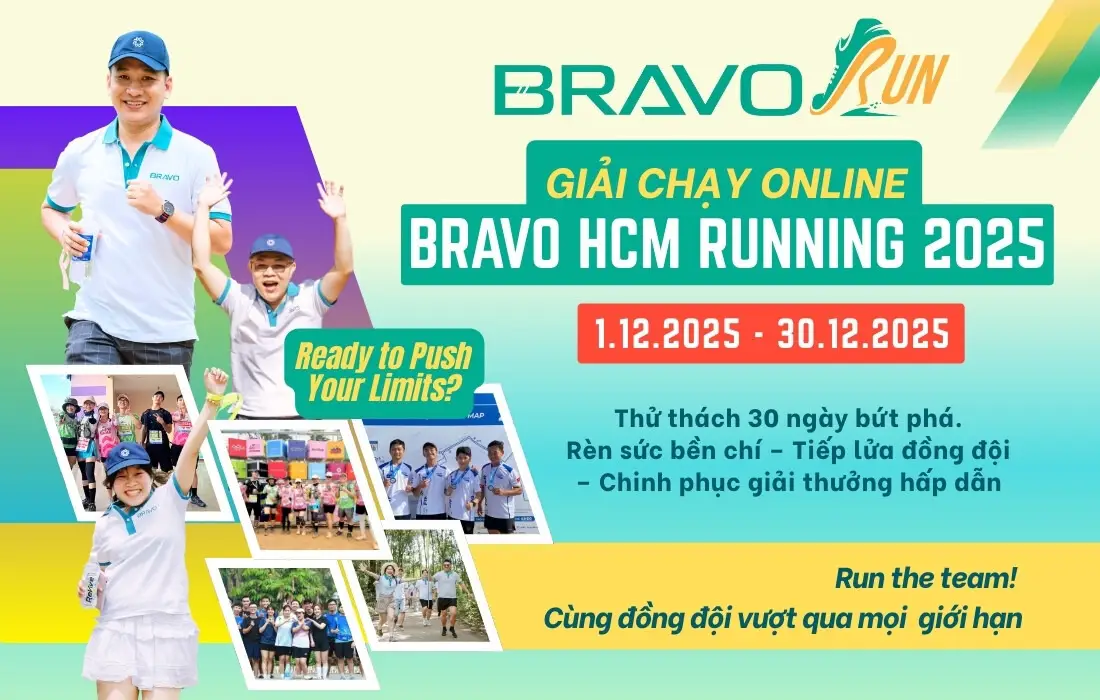 Phát động Giải chạy Online – BRAVO HCM Running 2025
