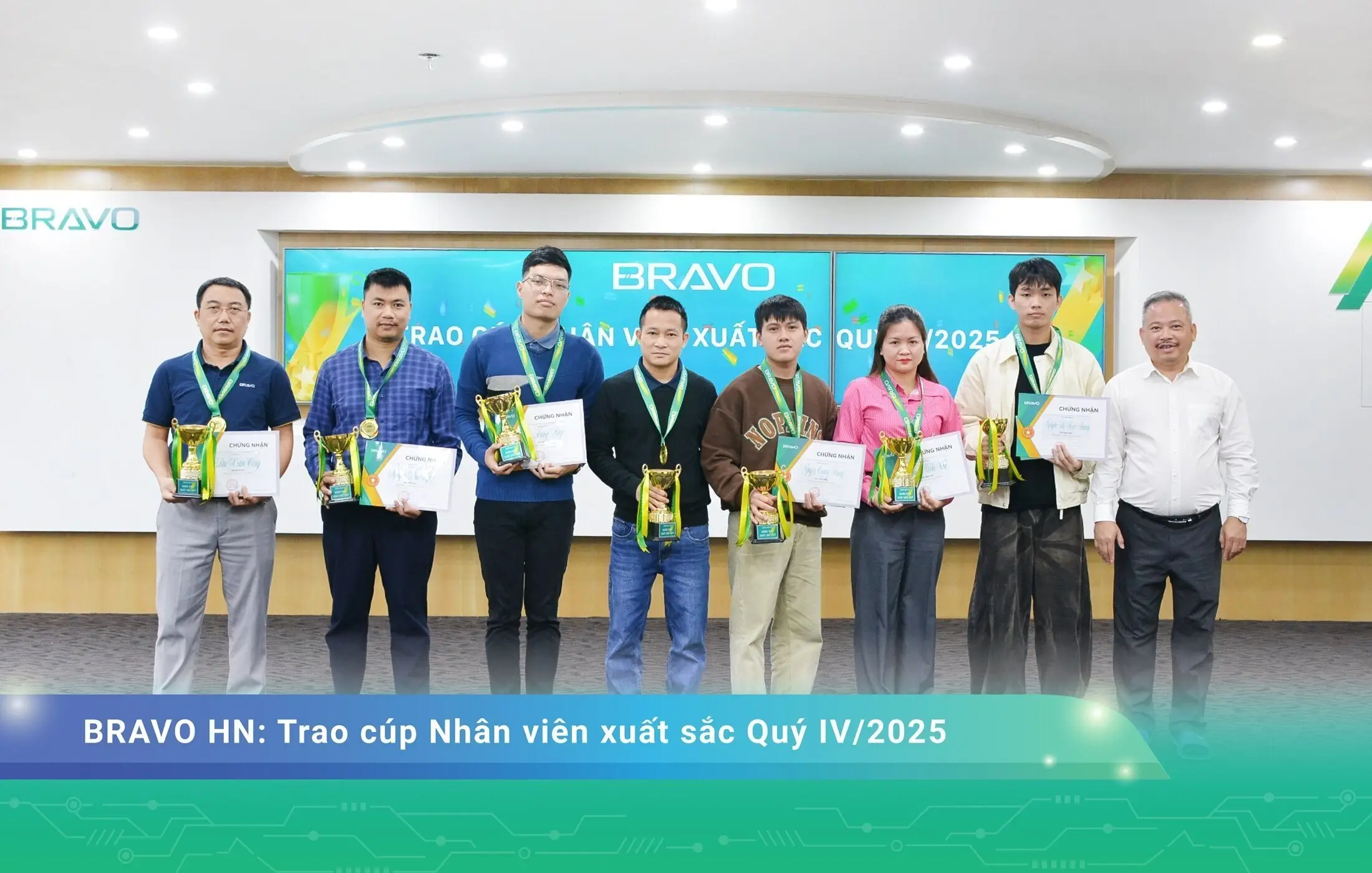 BRAVO Hà Nội vinh danh Nhân viên xuất sắc Quý IV/2025