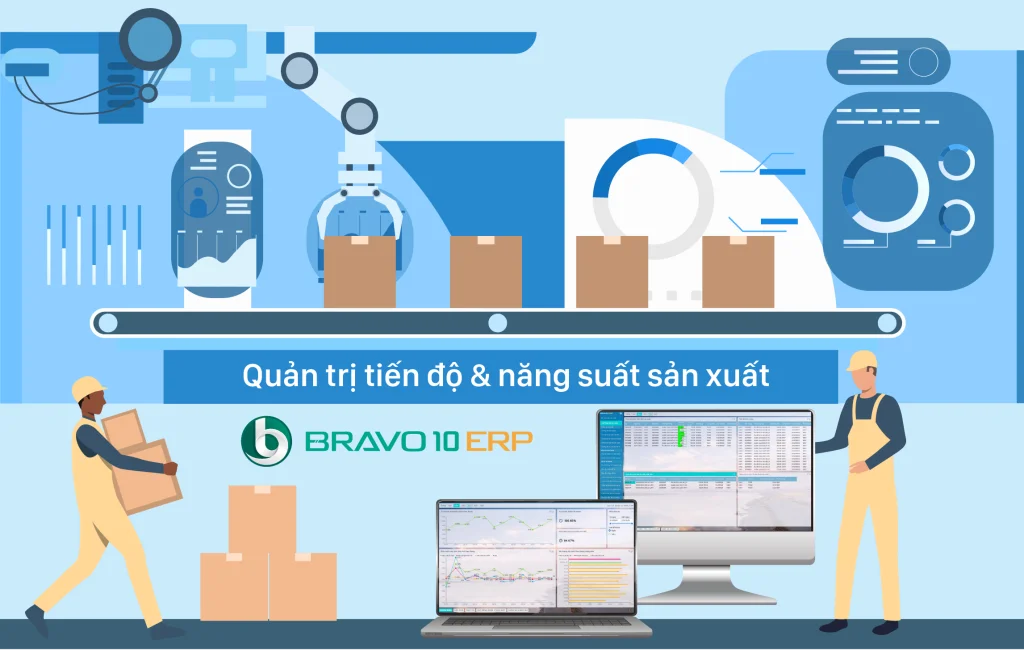 Quản trị tiến độ sản xuất trên bravo