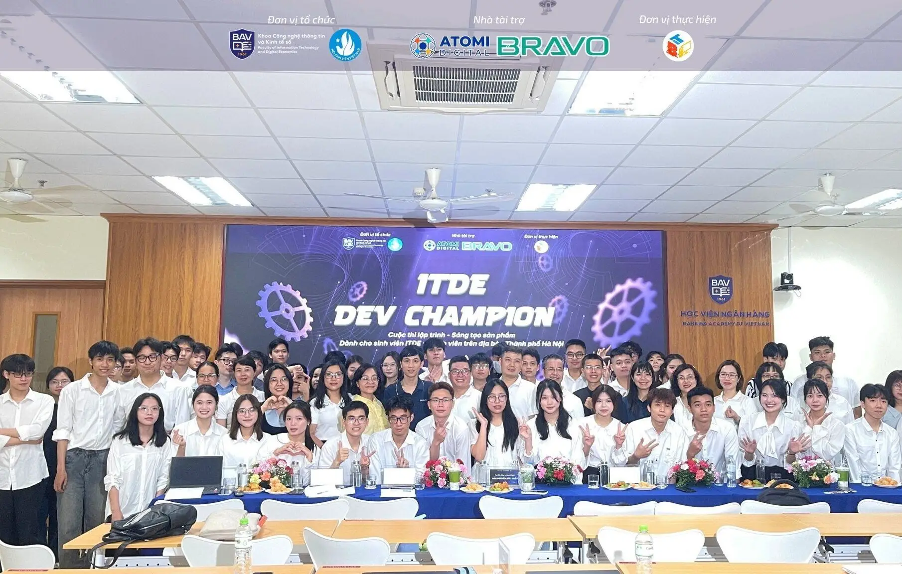 BRAVO đồng hành cùng ITDE – DEV CHAMPION 2026: Sân chơi lập trình sáng tạo tại Học viện Ngân hàng