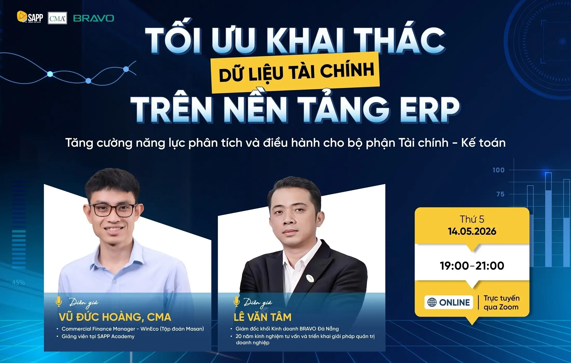 Webinar “Tối ưu khai thác dữ liệu tài chính trên nền tảng ERP”