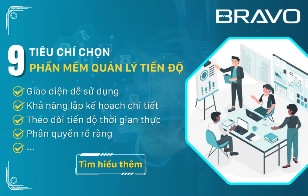 Checklist 9 tiêu chí chọn phần mềm quản lý tiến độ công việc phù hợp từng mô hình doanh nghiệp