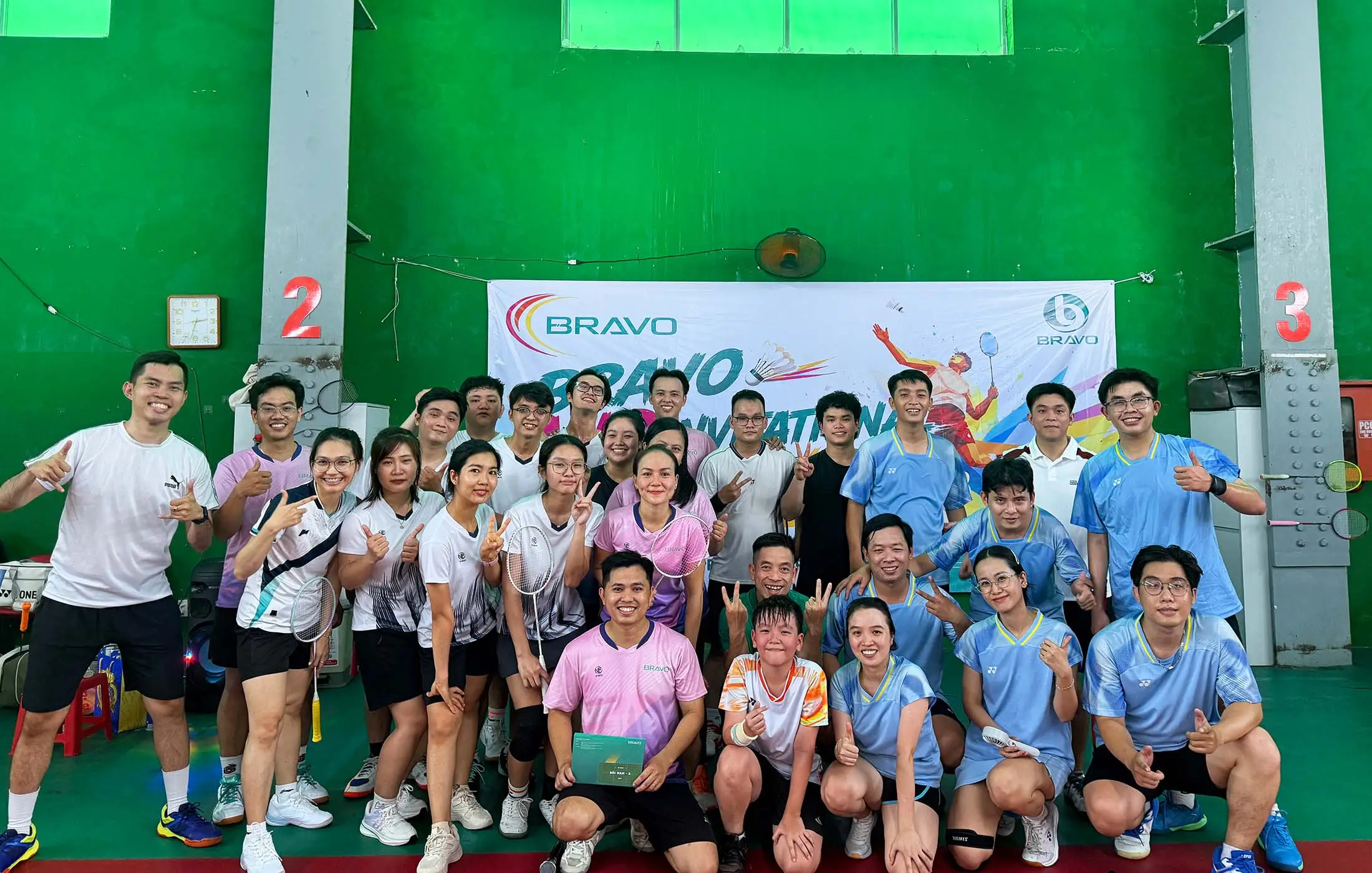 Sôi nổi tinh thần thể thao tại Giải Cầu lông BRAVO HCM Badminton 2026