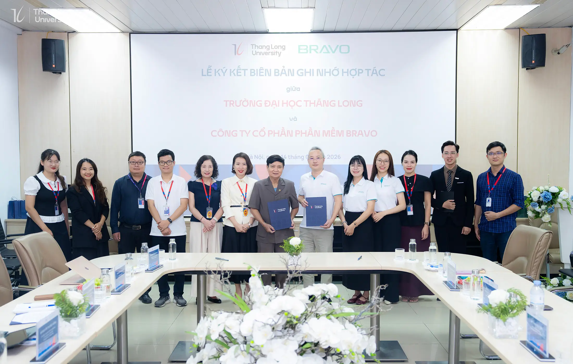 BRAVO ký kết hợp tác chiến lược với Trường Đại học Thăng Long – Đồng hành phát triển nguồn nhân lực chất lượng cao