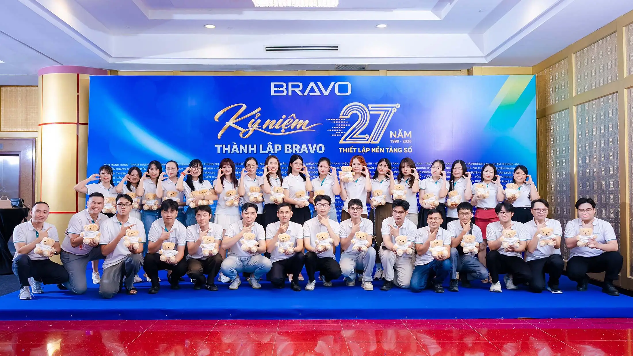 BRAVO tưng bừng tổ chức chuỗi hoạt động chào mừng kỷ niệm 27 năm thành lập